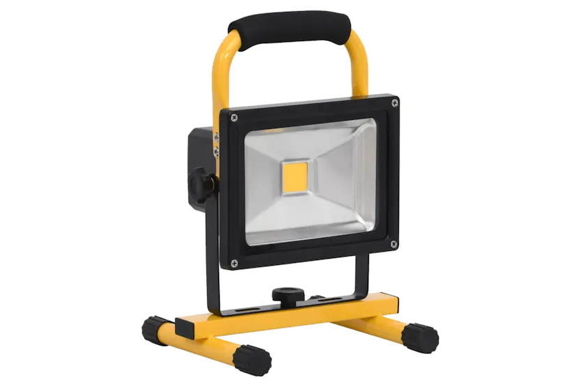vidaXL 149665 Rechargeable Led Spotlight With Handle 30 W Warm White vidaXL 149665 Rechargeable Led Spotlight With Handle 30 W Warm White