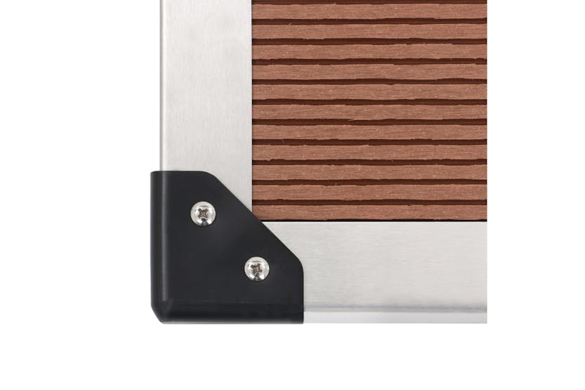 vidaXL 3051291 Outdoor Shower With Tray Wpc Stainless Steel vidaXL 3051291 Outdoor Shower With Tray Wpc Stainless Steel