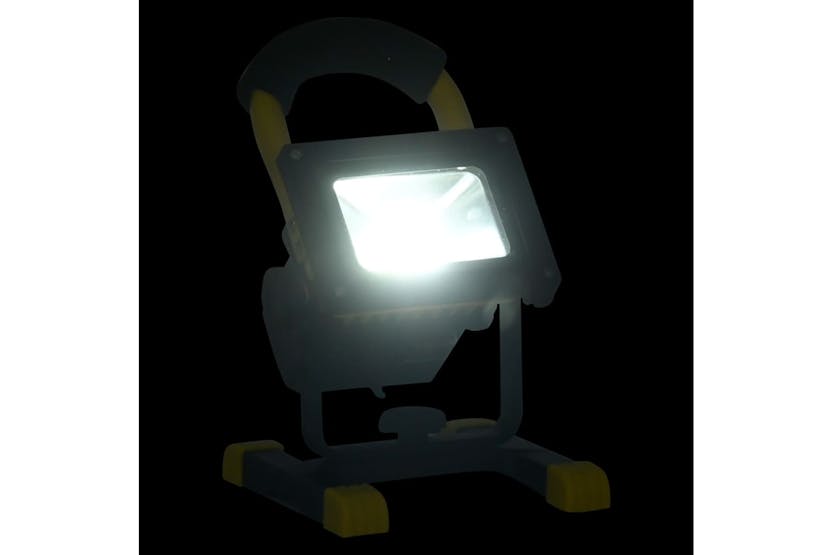 vidaXL 149666 Rechargeable Led Spotlight With Handle 10 W Cold White vidaXL 149666 Rechargeable Led Spotlight With Handle 10 W Cold White