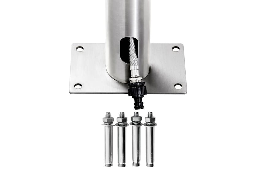 vidaXL 315941 Garden Shower 225cm Stainless Steel vidaXL 315941 Garden Shower 225cm Stainless Steel