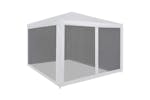 vidaXL 45108 Party Tent With 4 Mesh Sidewalls 3x3 M vidaXL 45108 Party Tent With 4 Mesh Sidewalls 3x3 M