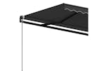 vidaXL 3069219 Manual Retractable Awning 500x350cm Anthracite vidaXL 3069219 Manual Retractable Awning 500x350cm Anthracite