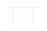 vidaXL 3070016 Manual Retractable Awning With Posts 4x3.5 M Blue And White vidaXL 3070016 Manual Retractable Awning With Posts 4x3.5 M Blue And White