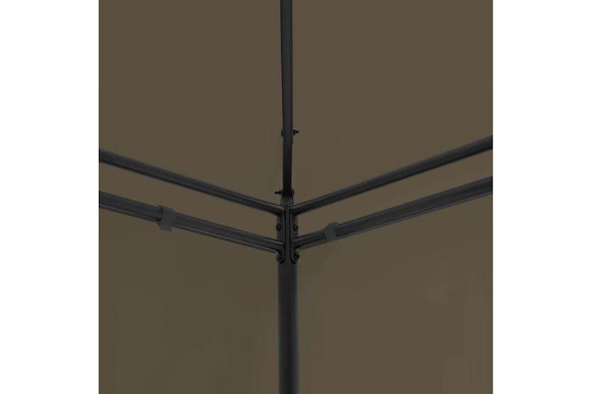 vidaXL 312247 Gazebo With Curtains 600x298x270cm Taupe 180 G/m² vidaXL 312247 Gazebo With Curtains 600x298x270cm Taupe 180 G/m²