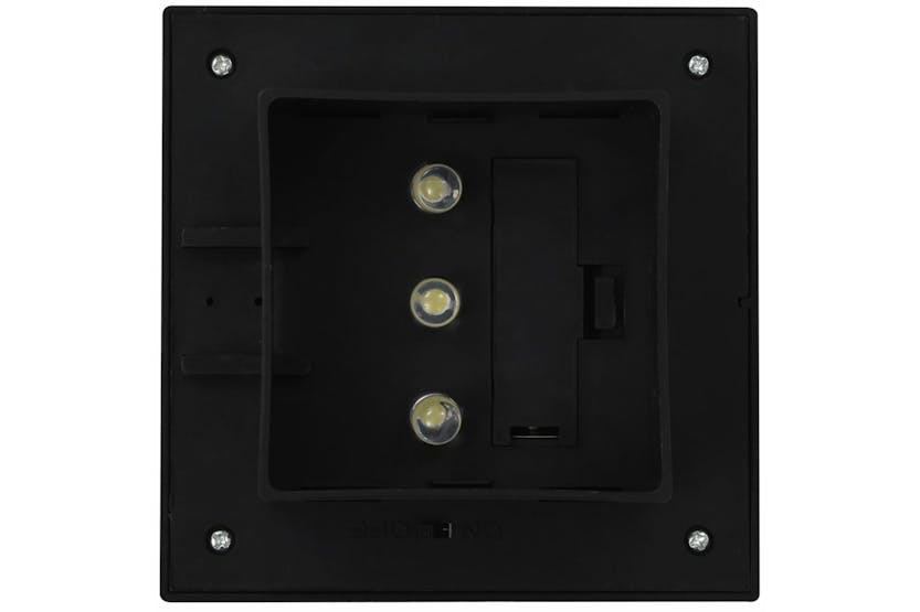 vidaXL 277136 Outdoor Solar Lamps 12 Pcs Led Square 12cm Black vidaXL 277136 Outdoor Solar Lamps 12 Pcs Led Square 12cm Black