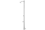 vidaXL 3070783 Garden Shower With Grey Base 220cm Stainless Steel vidaXL 3070783 Garden Shower With Grey Base 220cm Stainless Steel