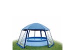 Blue Bay 424870 Pool House Type Ii Blue 520x600x280 Cm Blue Bay 424870 Pool House Type Ii Blue 520x600x280 Cm