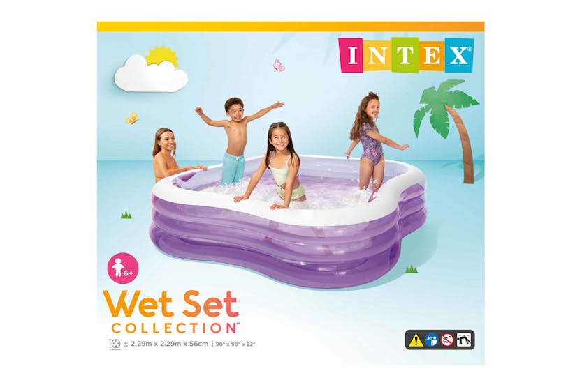 Intex 91528 Intex Swim Center Pool Beach Wave 229x229x56 Cm 57495np Intex 91528 Intex Swim Center Pool Beach Wave 229x229x56 Cm 57495np