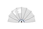 vidaXL 92798 Pool Dome 559x275cm vidaXL 92798 Pool Dome 559x275cm