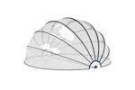 vidaXL 92798 Pool Dome 559x275cm vidaXL 92798 Pool Dome 559x275cm