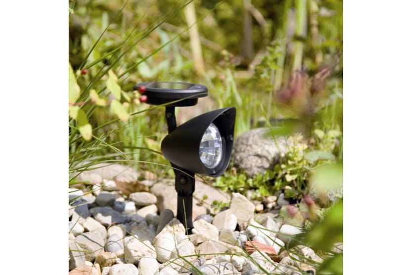 Luxform 409923 Solar Led Spotlights Lazise 2 Pcs Black 44239 Luxform 409923 Solar Led Spotlights Lazise 2 Pcs Black 44239