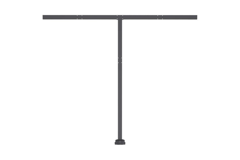 vidaXL 3069716 Freestanding Manual Retractable Awning 350x250cm Blue/white vidaXL 3069716 Freestanding Manual Retractable Awning 350x250cm Blue/white