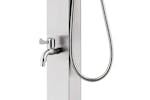 vidaXL 315939 Garden Shower 220cm Stainless Steel vidaXL 315939 Garden Shower 220cm Stainless Steel