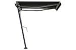 vidaXL 3069719 Freestanding Manual Retractable Awning 350x250cm Anthracite vidaXL 3069719 Freestanding Manual Retractable Awning 350x250cm Anthracite