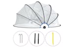 vidaXL 93814 Pool Dome Round 406x203cm Pvc vidaXL 93814 Pool Dome Round 406x203cm Pvc