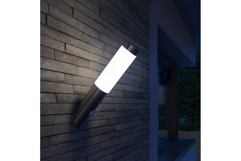 vidaXL 40373 Rvs Gardenlamp Wall Lamp Waterproof With Motion Detector vidaXL 40373 Rvs Gardenlamp Wall Lamp Waterproof With Motion Detector