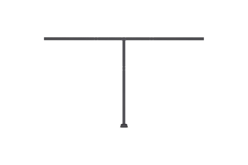 vidaXL 3069744 Manual Retractable Awning With Led 400x300cm Anthracite vidaXL 3069744 Manual Retractable Awning With Led 400x300cm Anthracite