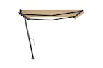 vidaXL 3069758 Freestanding Manual Retractable Awning 450x300cm Yellow/white vidaXL 3069758 Freestanding Manual Retractable Awning 450x300cm Yellow/white