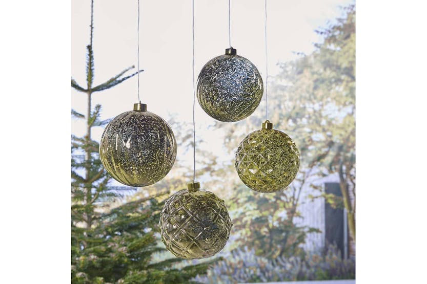 Luxform 432229 Battery Led Hanging Lamp Ball Diamonds Gold Luxform 432229 Battery Led Hanging Lamp Ball Diamonds Gold