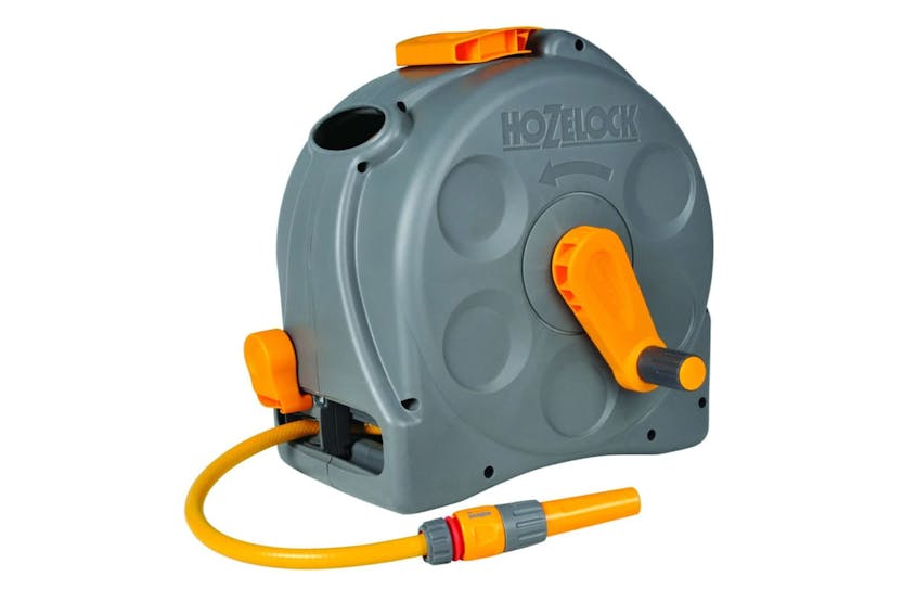 Hozelock 401483 Free Standing/wall Mounted Hose Reel With 25 M Hose Compact Reel Hozelock 401483 Free Standing/wall Mounted Hose Reel With 25 M Hose Compact Reel