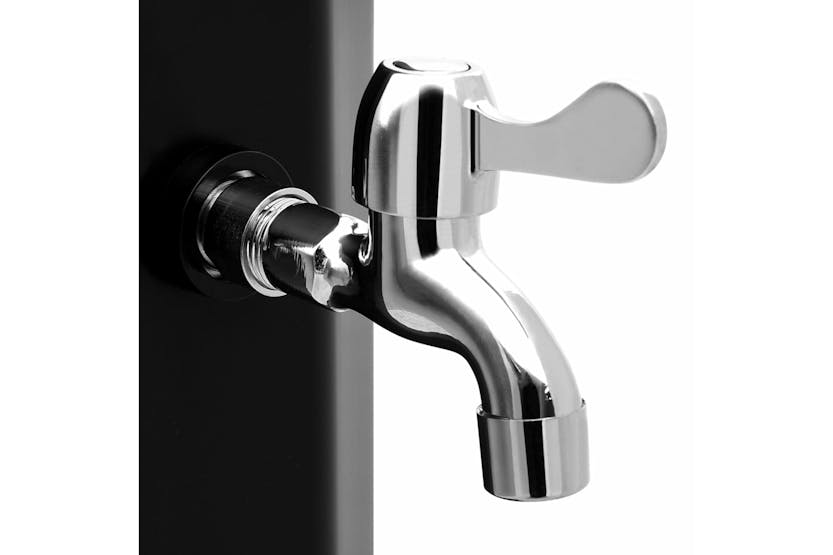 vidaXL 92942 Outdoor Solar Shower With Shower Head And Faucet 35 L Black vidaXL 92942 Outdoor Solar Shower With Shower Head And Faucet 35 L Black