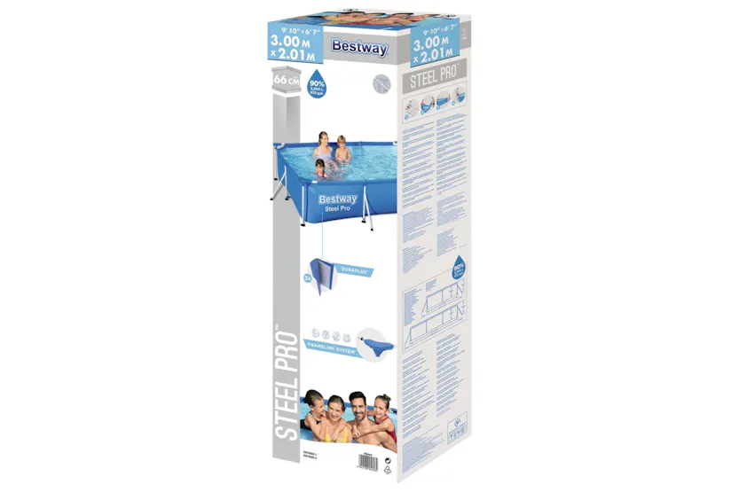 Bestway 92812 Steel Pro Swimming Pool 300x201x66 Cm Bestway 92812 Steel Pro Swimming Pool 300x201x66 Cm