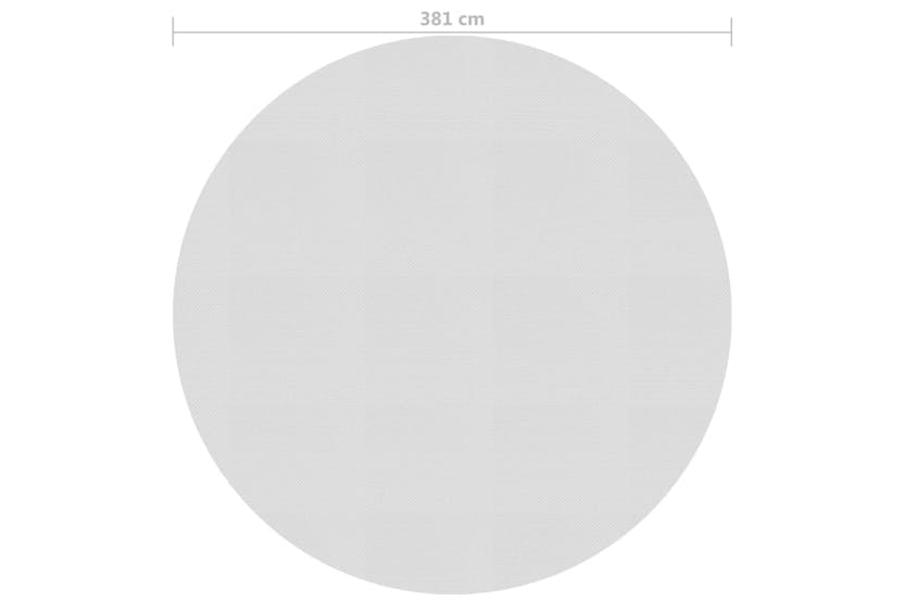 vidaXL 92999 Floating Pe Solar Pool Film 381cm Grey vidaXL 92999 Floating Pe Solar Pool Film 381cm Grey