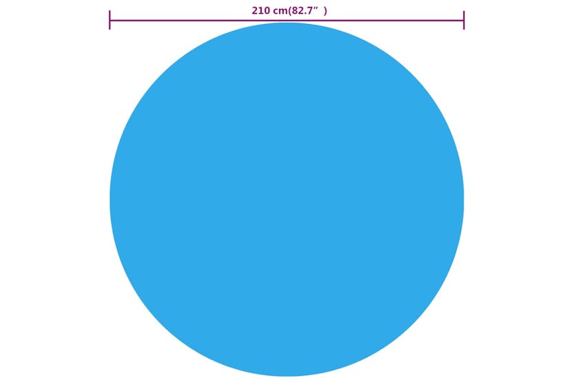 vidaXL 92144 Pool Cover Blue 210cm Pe vidaXL 92144 Pool Cover Blue 210cm Pe