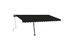 vidaXL 3069759 Freestanding Manual Retractable Awning 450x300cm Anthracite vidaXL 3069759 Freestanding Manual Retractable Awning 450x300cm Anthracite