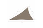 vidaXL 135459 Sunshade Sail Oxford Fabric Triangular 4x5x6.4 M Taupe vidaXL 135459 Sunshade Sail Oxford Fabric Triangular 4x5x6.4 M Taupe
