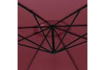 vidaXL 44507 Cantilever Umbrella With Aluminium Pole 350cm Bordeaux Red vidaXL 44507 Cantilever Umbrella With Aluminium Pole 350cm Bordeaux Red