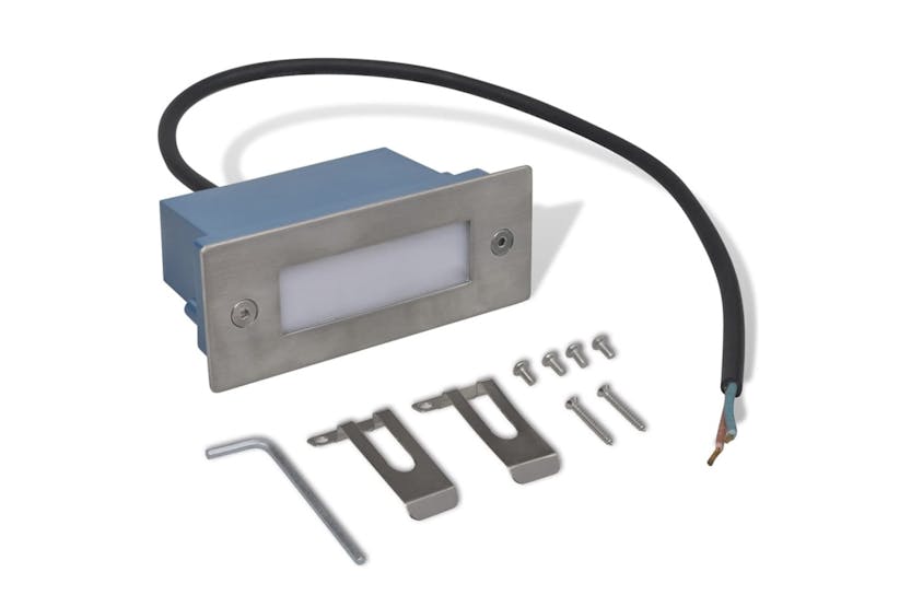 vidaXL 272493 Led Recessed Stair Lights 6 Pcs 44x111x56mm vidaXL 272493 Led Recessed Stair Lights 6 Pcs 44x111x56mm