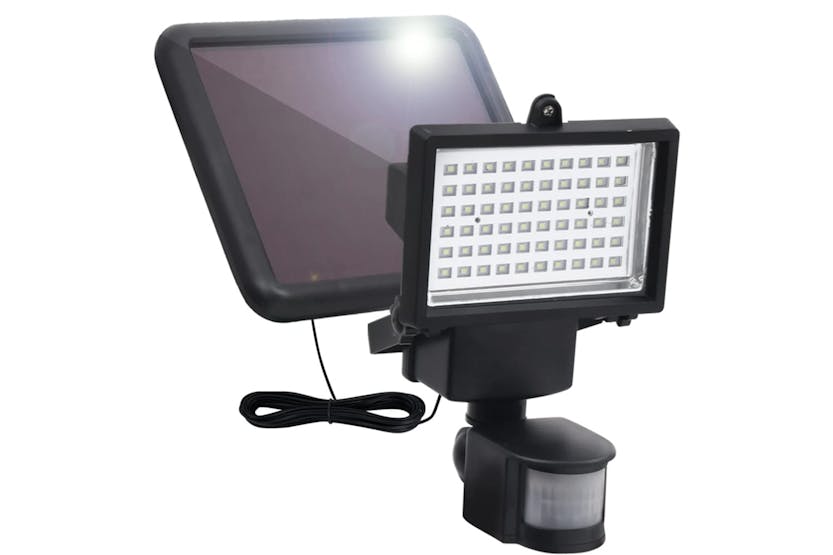 vidaXL 315693 Garden Solar Powered Led Spotlight With Sensor Black vidaXL 315693 Garden Solar Powered Led Spotlight With Sensor Black