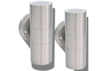 Vidaxl Outdoor Led Wall Lights 2 Pcs Stainless Steel Up/downwards Vidaxl Outdoor Led Wall Lights 2 Pcs Stainless Steel Up/downwards