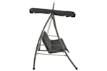 vidaXL 45074 Outdoor Swing Chair With Canopy Anthracite 198x120x205cm Steel vidaXL 45074 Outdoor Swing Chair With Canopy Anthracite 198x120x205cm Steel