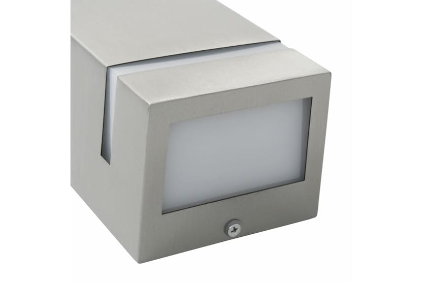 vidaXL 45651 Outdoor Wall Lights 2 Pcs 35 W Silver Rectangular vidaXL 45651 Outdoor Wall Lights 2 Pcs 35 W Silver Rectangular