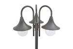 vidaXL 44207 Garden Post Light E27 220cm Aluminium 3-lantern Bronze vidaXL 44207 Garden Post Light E27 220cm Aluminium 3-lantern Bronze