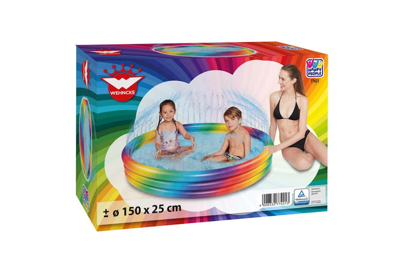 Happy People 445626 Rainbow Pool With Sprinkler 150x25 Cm Happy People 445626 Rainbow Pool With Sprinkler 150x25 Cm