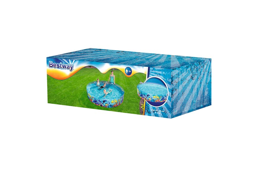 Bestway 92909 Fill 'n Fun Odyssey Pool 244x46 Cm Bestway 92909 Fill 'n Fun Odyssey Pool 244x46 Cm