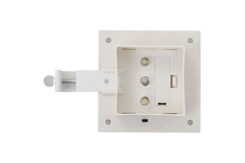 vidaXL 277137 Outdoor Solar Lamps 12 Pcs Led Square 12cm White vidaXL 277137 Outdoor Solar Lamps 12 Pcs Led Square 12cm White