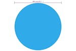 vidaXL 90344 Floating Round Pe Solar Pool Film 300cm Blue vidaXL 90344 Floating Round Pe Solar Pool Film 300cm Blue