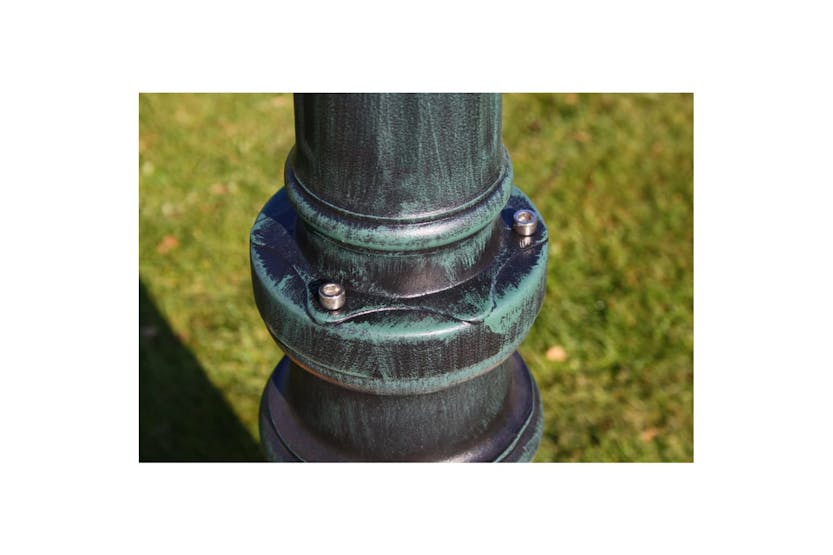 vidaXL 40247 Garden Light Post 2-arms 215cm Dark Green/black Aluminium vidaXL 40247 Garden Light Post 2-arms 215cm Dark Green/black Aluminium