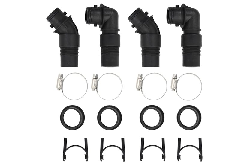 vidaXL 3079664 Solar Pool Heaters 2 Pcs 75x75x36cm Hdpe Aluminium vidaXL 3079664 Solar Pool Heaters 2 Pcs 75x75x36cm Hdpe Aluminium