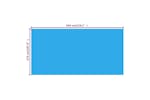 vidaXL 90678 Rectangular Pool Cover 549 X 274cm Pe Blue vidaXL 90678 Rectangular Pool Cover 549 X 274cm Pe Blue