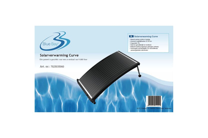 Blue Bay 445199 Solar Pool Heater Curved Kappa 71x13 Cm Blue Bay 445199 Solar Pool Heater Curved Kappa 71x13 Cm