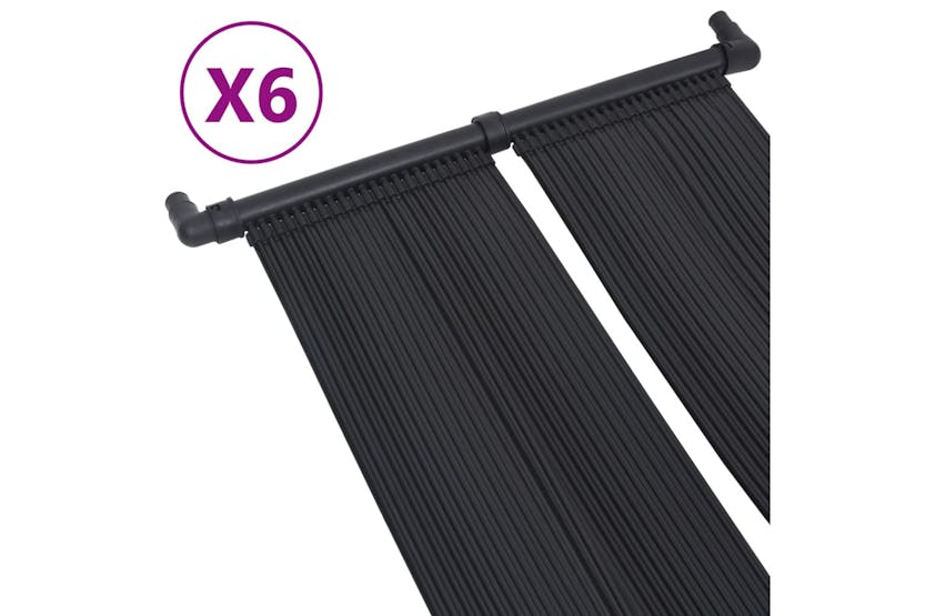 vidaXL 3079663 Solar Pool Heater Panel 6 Pcs 80x310cm vidaXL 3079663 Solar Pool Heater Panel 6 Pcs 80x310cm