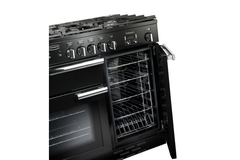 Rangemaster Professional Plus 90cm Gas Range Cooker | PROP90NGFGB/C | Black Rangemaster Professional Plus 90cm Gas Range Cooker | PROP90NGFGB/C | Black
