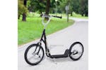 Homcom 53-0016 16" Kids Bicycle Scooter | Black Homcom 53-0016 16" Kids Bicycle Scooter | Black
