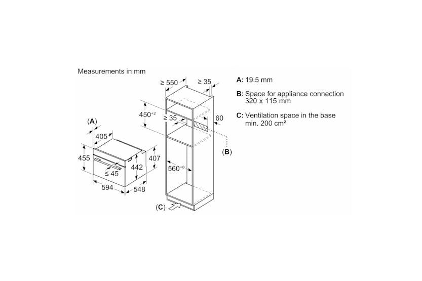 Bosch Series 8 Built-in Oven with Microwave | CMG7361B1B Bosch Series 8 Built-in Oven with Microwave | CMG7361B1B