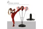 Homcom 340-002 Teens PVC Freestanding Rebound Spring Punch Bag | Black/Red Homcom 340-002 Teens PVC Freestanding Rebound Spring Punch Bag | Black/Red